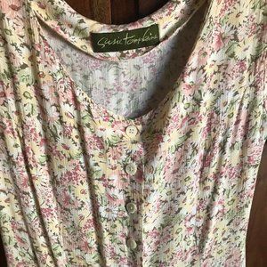 Vintage 'Susie Tompkins' Daisy Floral Dress
